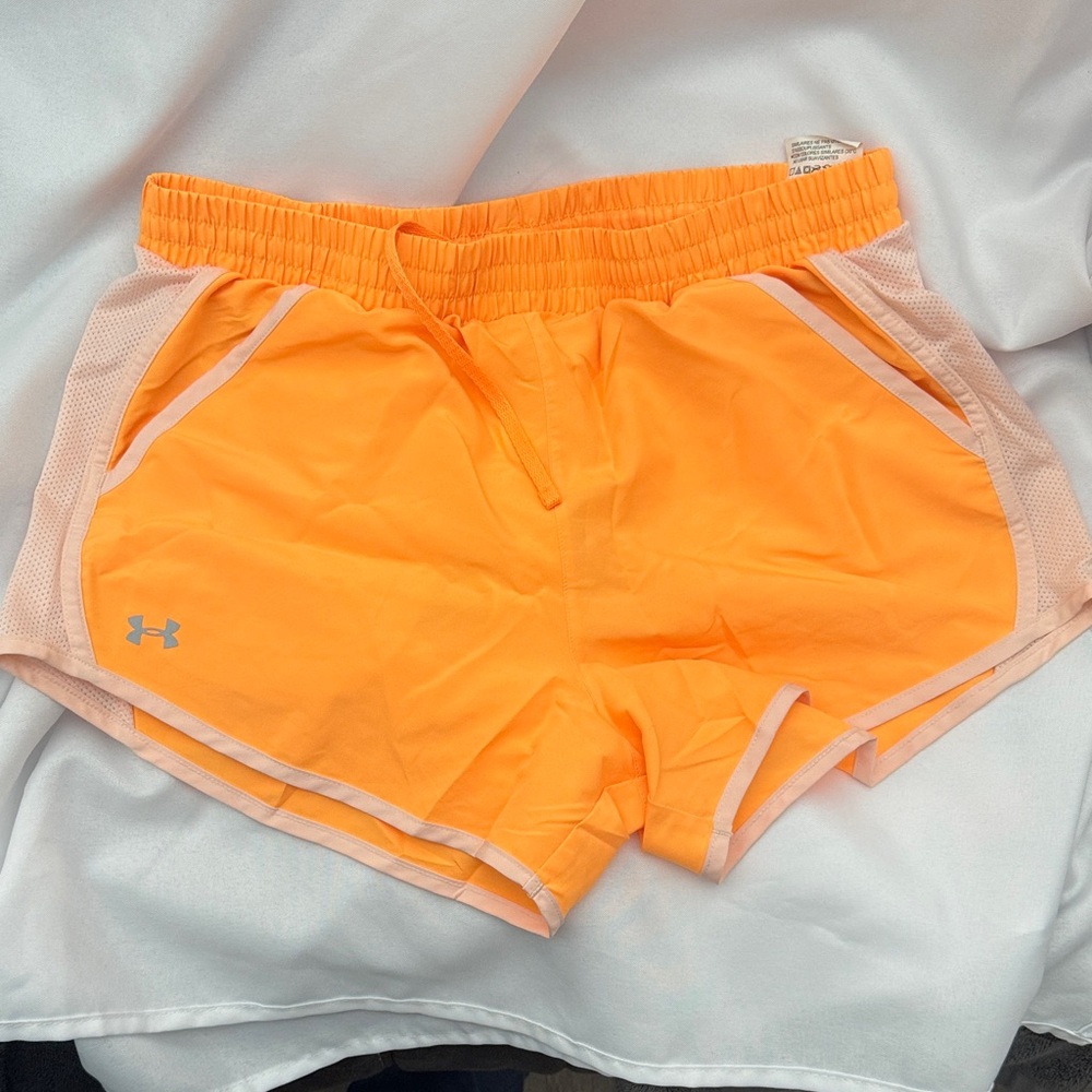 Under Armour Women's Bright Orange Athletic Shorts